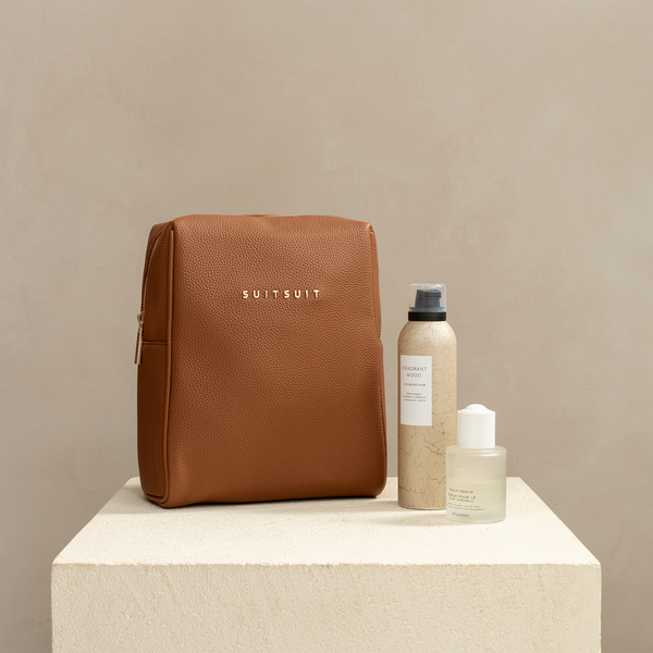 Fab Seventies - Camel - Trousse de Toilette Droit