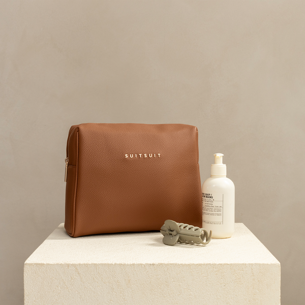 Fab Seventies - Camel - Trousse de Toilette XL