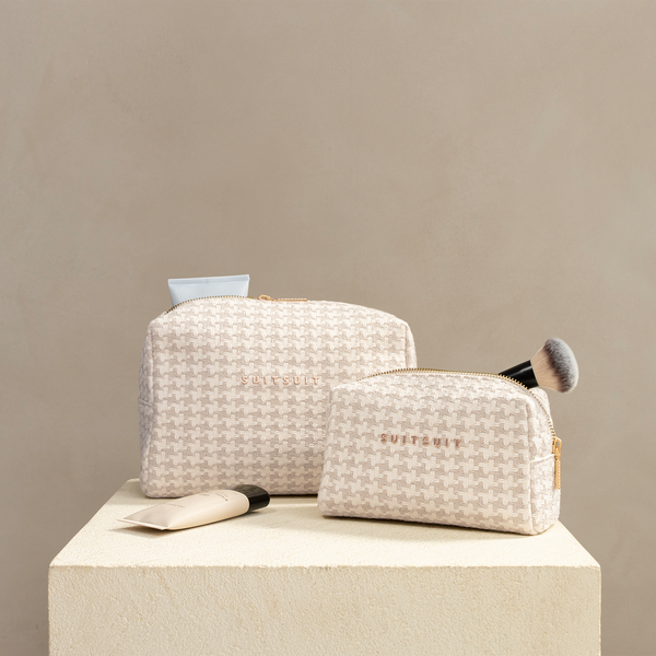 Fab Seventies - Natural Houndstooth - Ensemble beauté