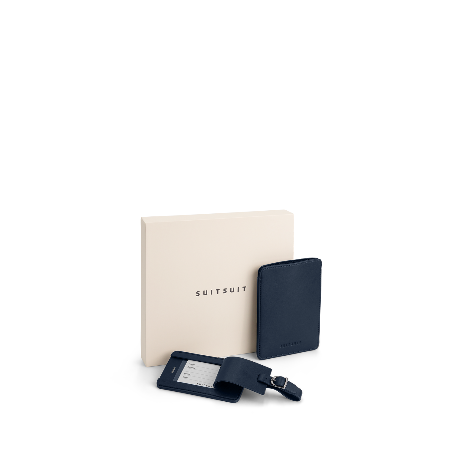 Mystique - Midnight Blue - Sleeve de passeport & Étiquette de Bagage L