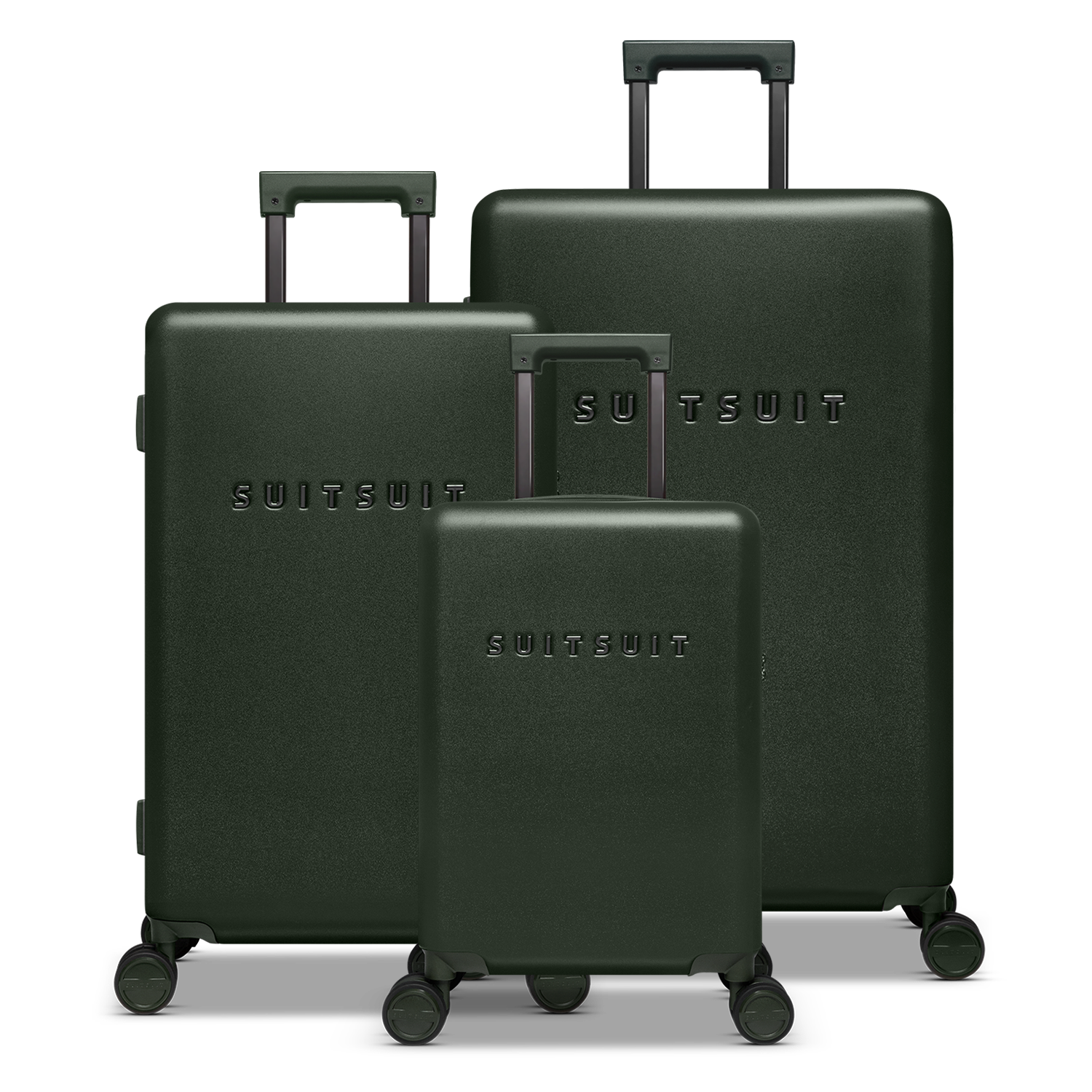 Mystique - Dark Olive - Ensemble de Bagages (20/24/76 cm)