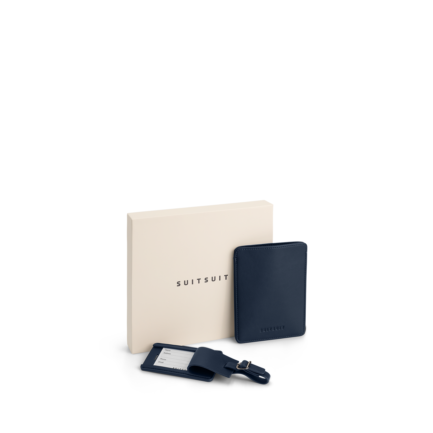 Mystique - Midnight Blue - Sleeve de passeport & Étiquette de Bagage M