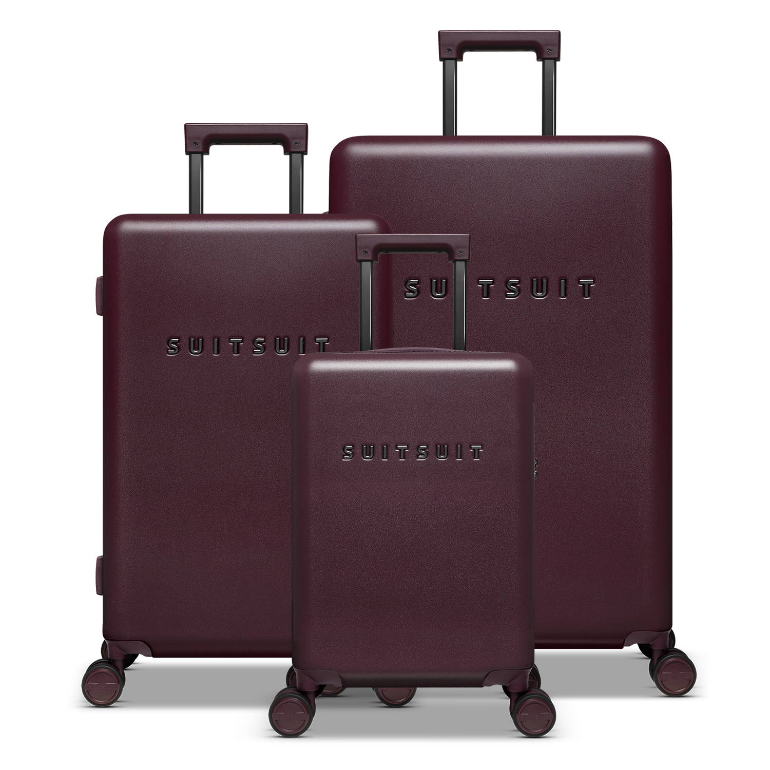 Mystique - Cherry Lacquer - Ensemble de Bagages (20/24/76 cm)