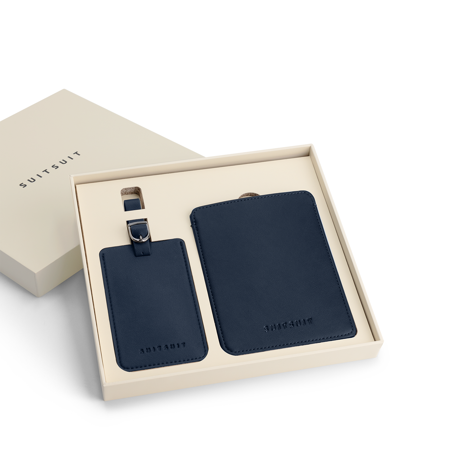 Mystique - Midnight Blue - Sleeve de passeport & Étiquette de Bagage L