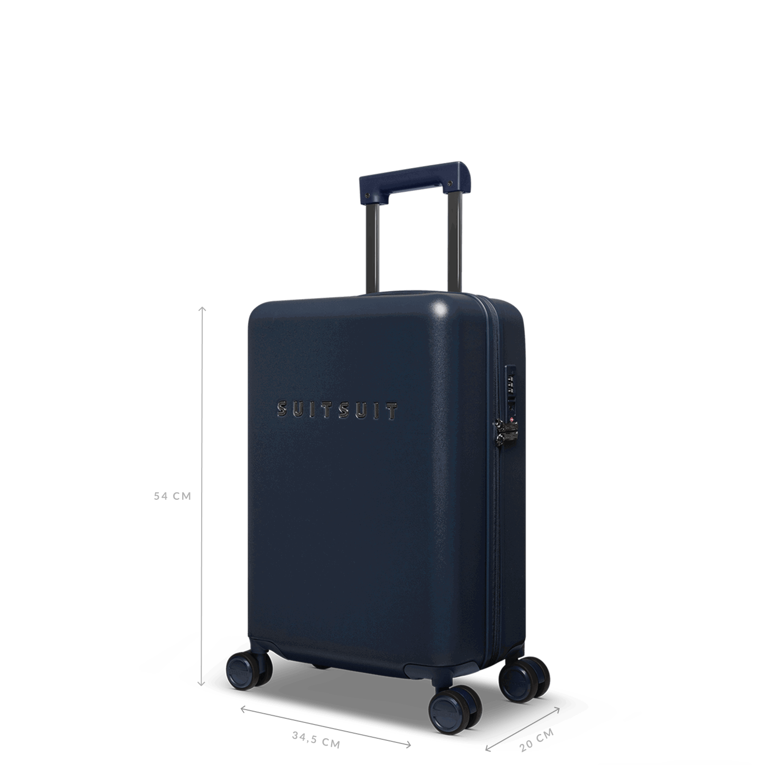 Mystique - Midnight Blue - Ensemble de Bagages (20/24/76 cm)