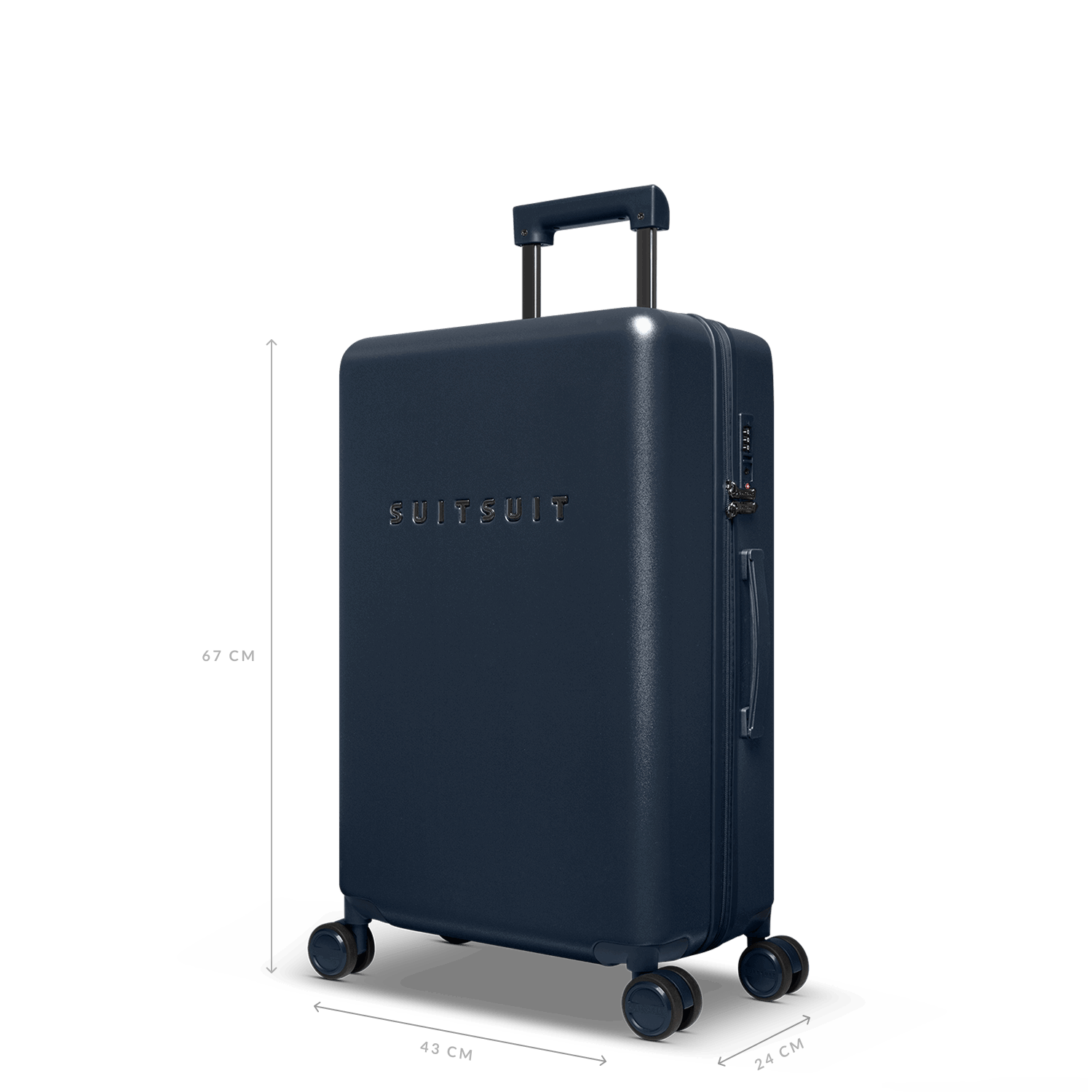 Mystique - Midnight Blue - Ensemble de Bagages (20/24/76 cm)