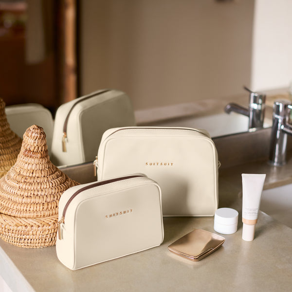 Serenity - Whisper White - Trousse de Toilette XL Et sac de maquillage