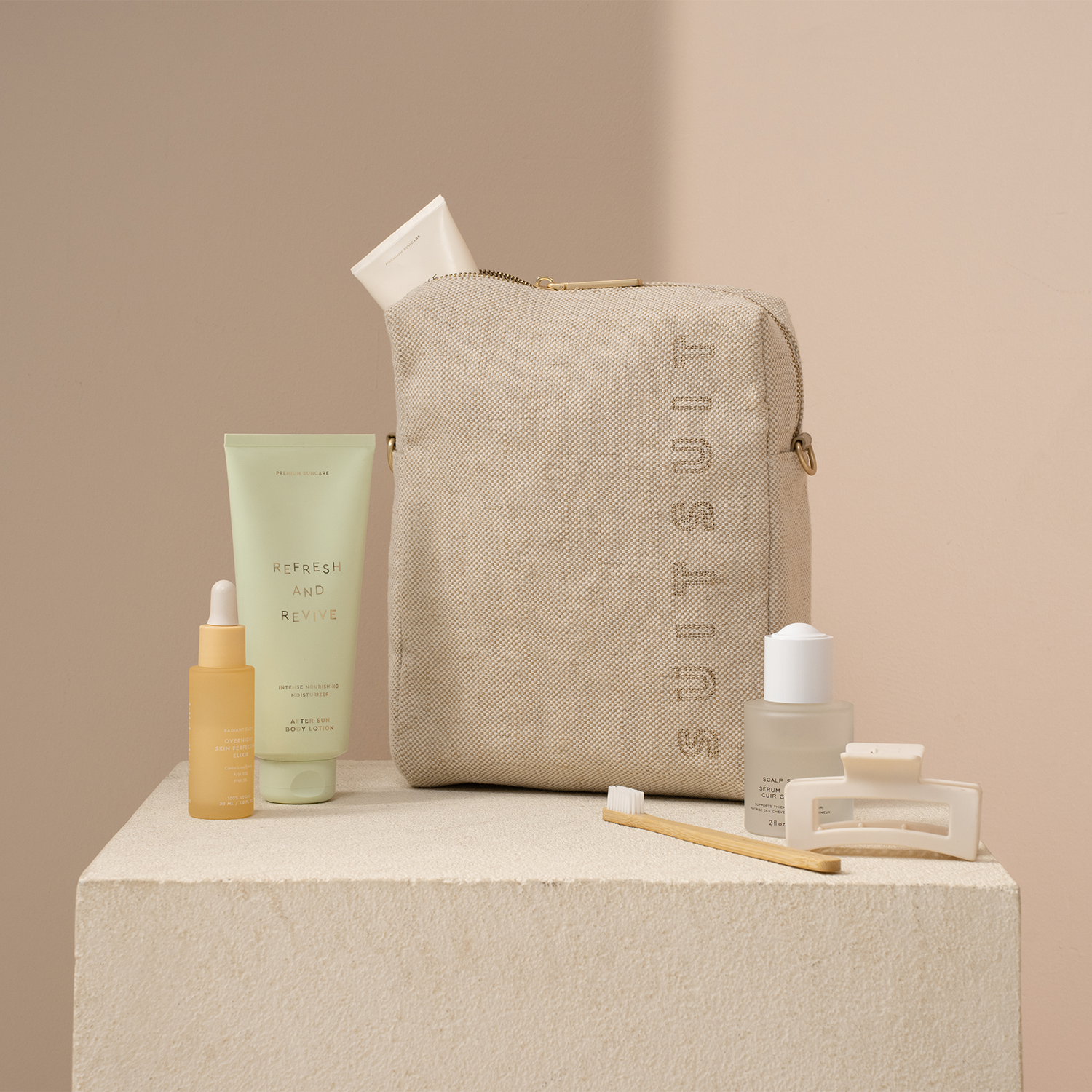 Fusion - Raw Cotton - Trousse de Toilette Verticale