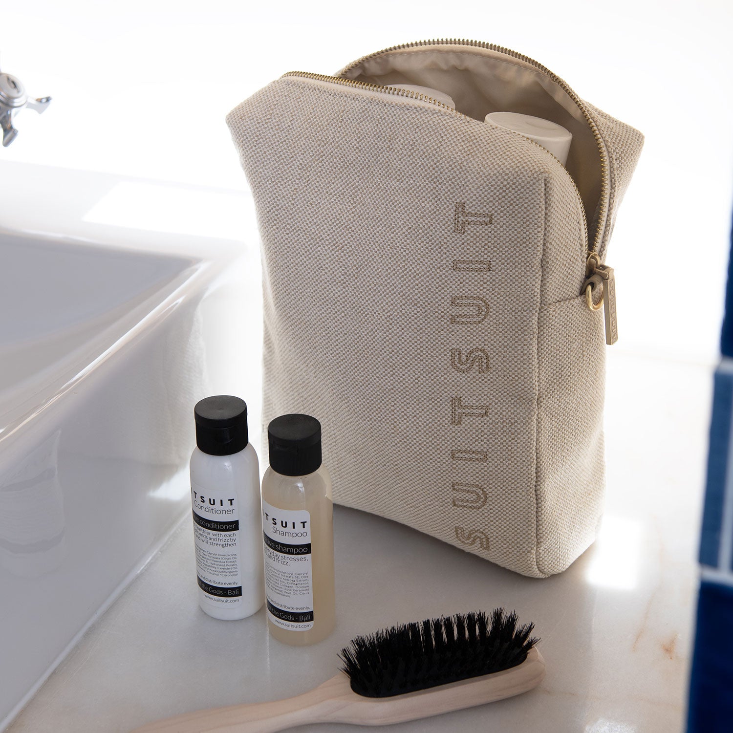 Fusion - Raw Cotton - Trousse de Toilette Verticale