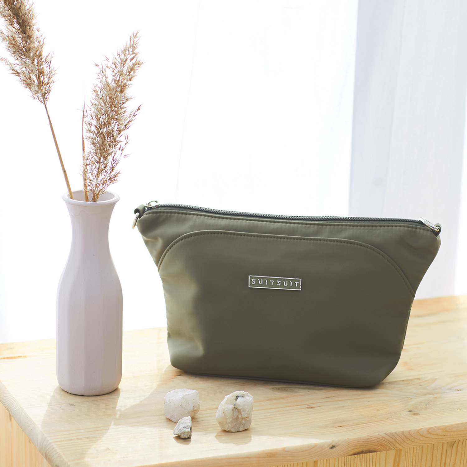 Natura - Dark Olive - Trousse de Toilette
