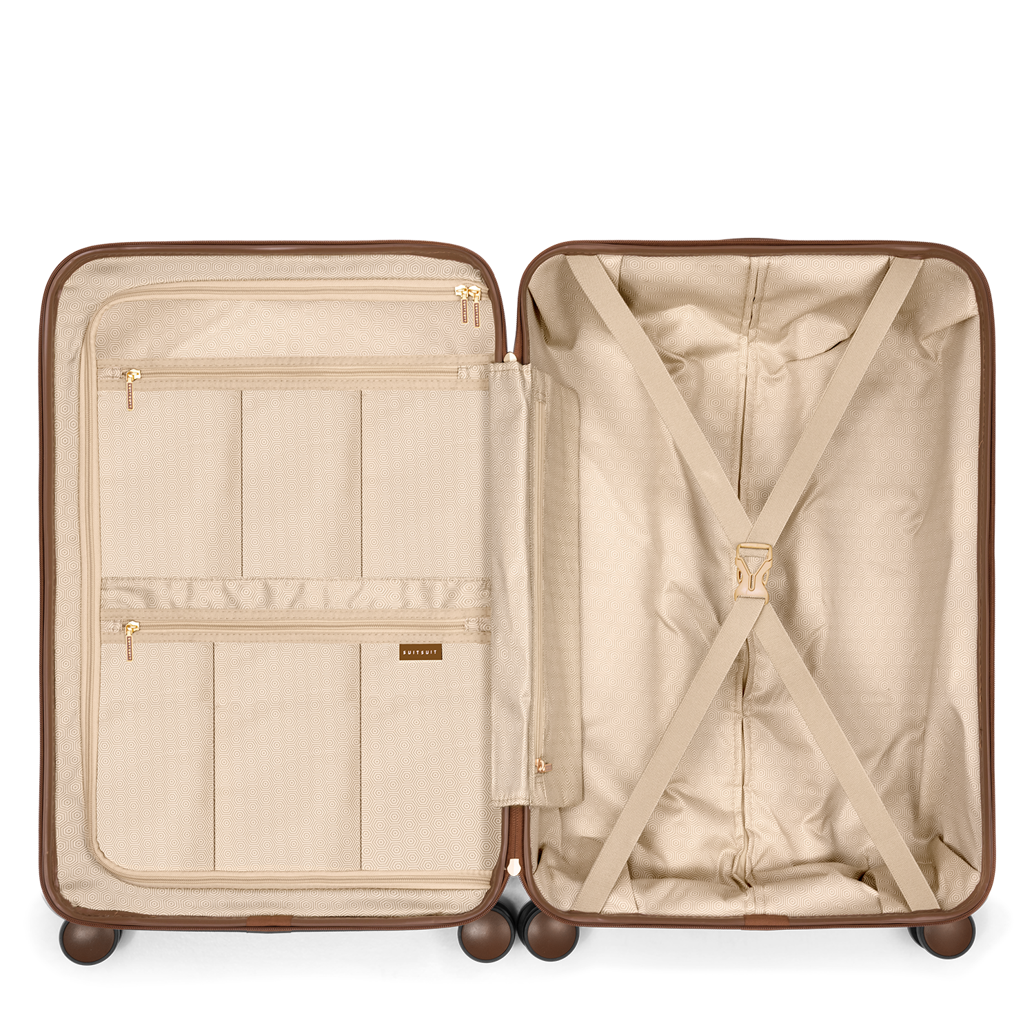 Fab Seventies - Antique White - Ensemble de Bagages (20/24/76 cm)