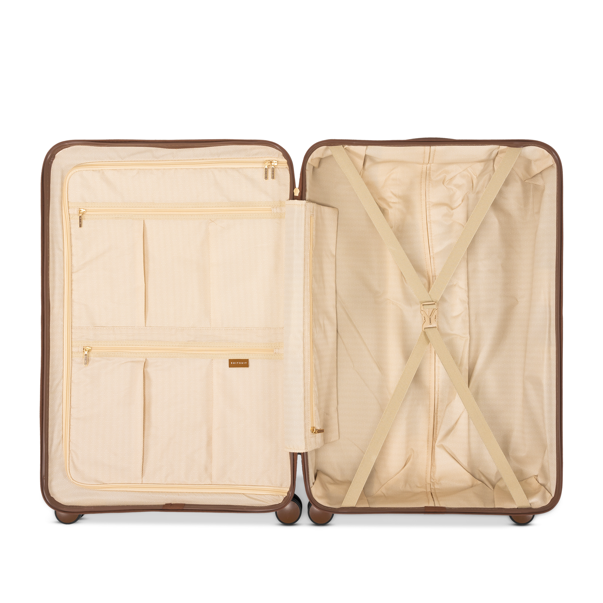 Fab Seventies - Antique White - Ensemble de Bagages (20/24/76 cm)