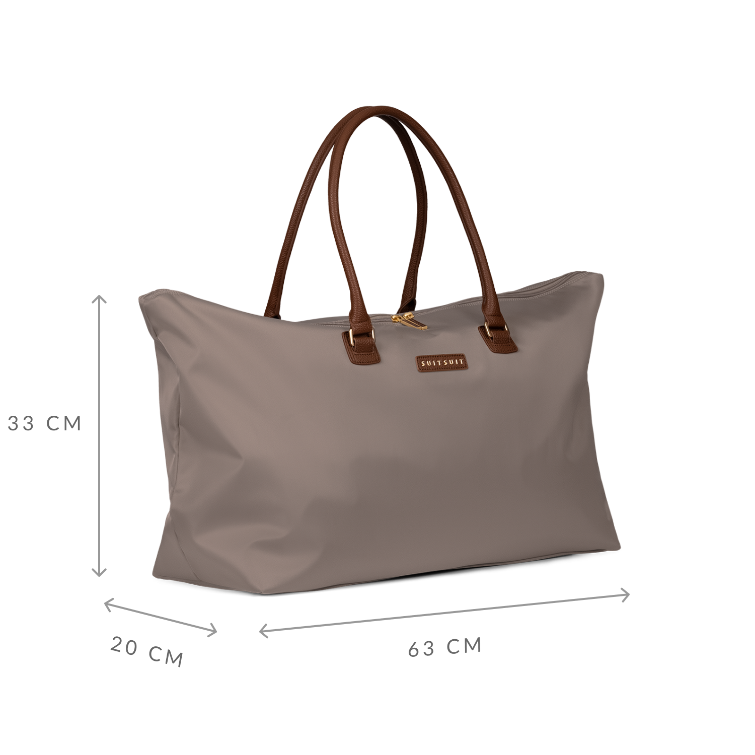 Fab Seventies - Taupe - Travel Tote