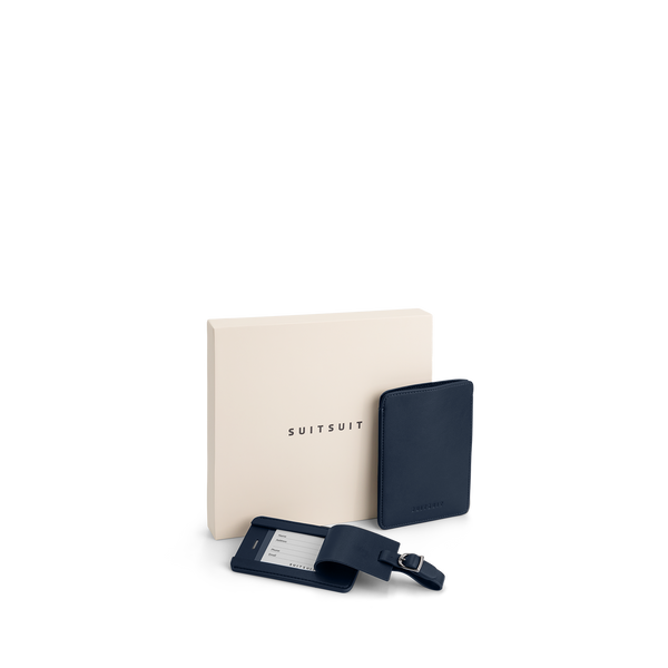Mystique - Midnight Blue - Sleeve de passeport & Étiquette de Bagage L