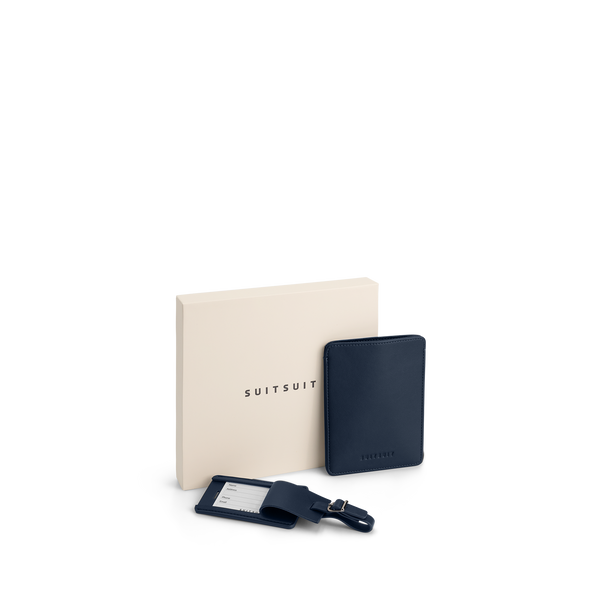 Mystique - Midnight Blue - Sleeve de passeport & Étiquette de Bagage M