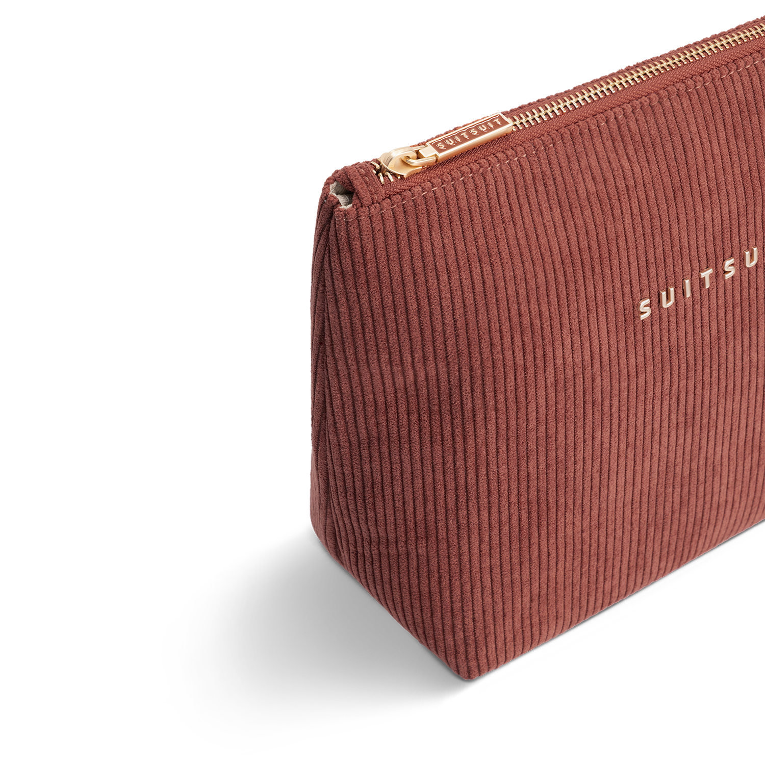 Fab Seventies - Corduroy Red Ochre - Toiletry Bag L