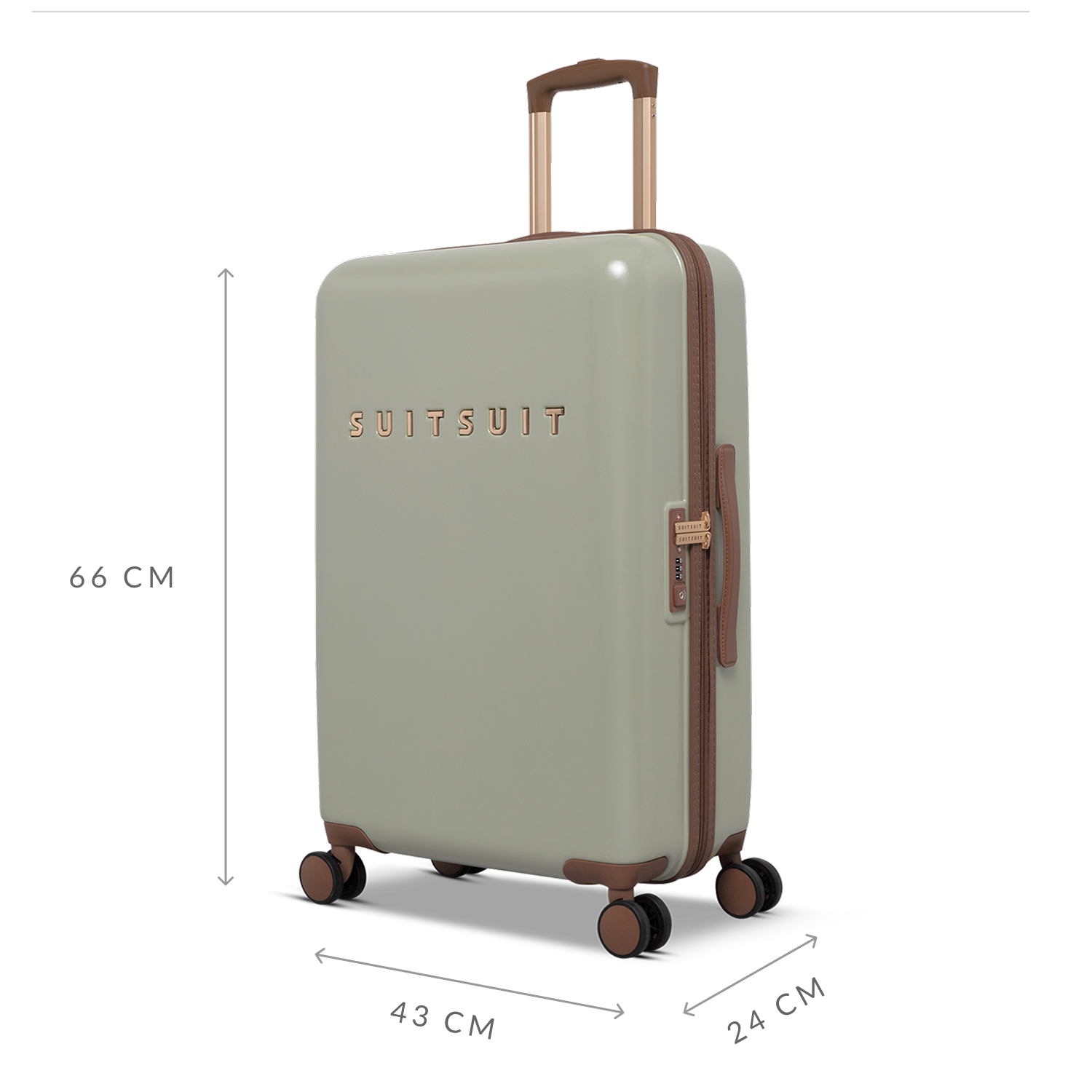 Fab Seventies - Sustained Grey - Check-in (24 inch)