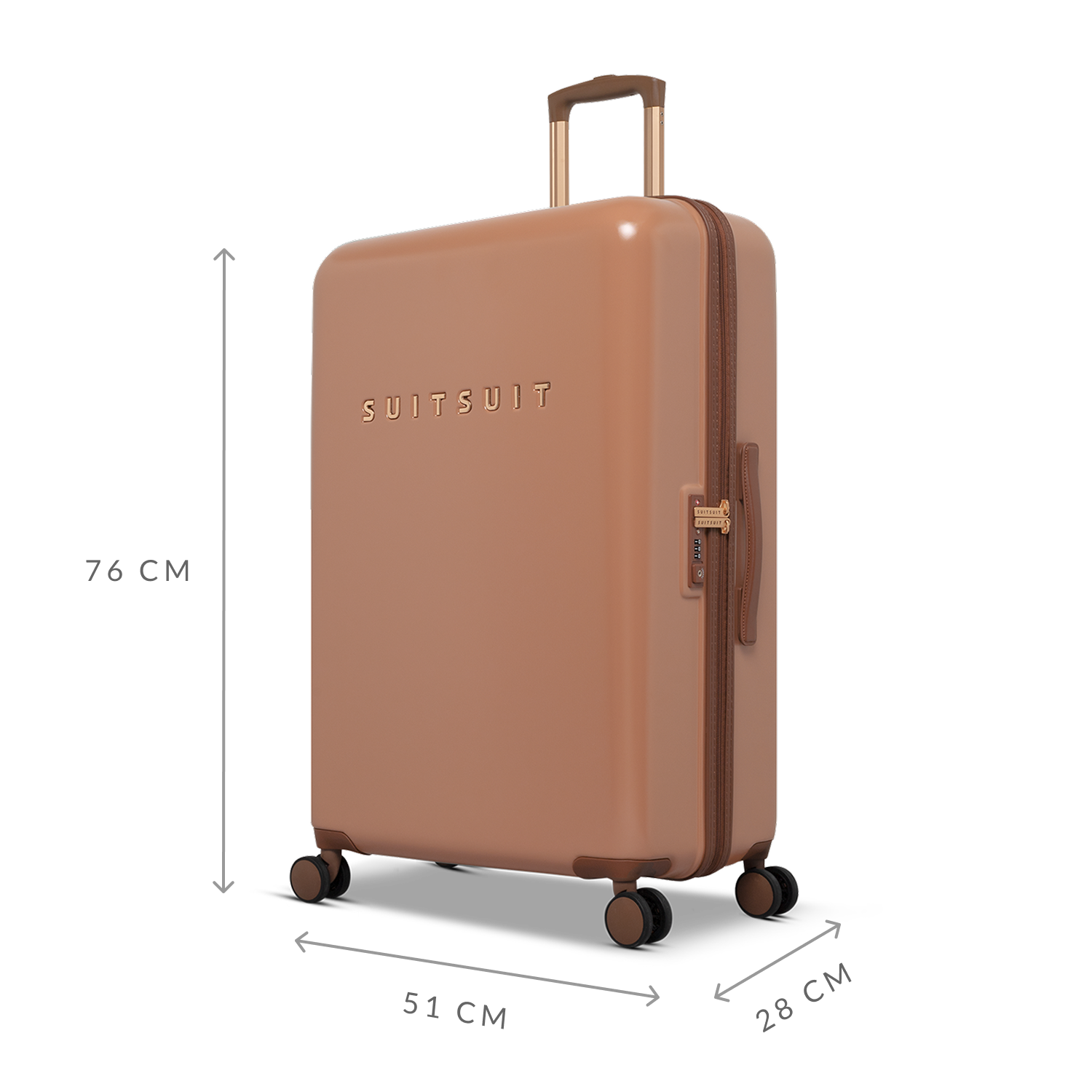 Fab Seventies - Italian Clay - Luggage Set (55/66/76 cm)