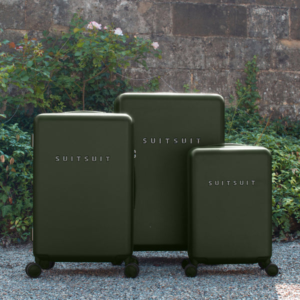 Mystique - Dark Olive - Ensemble de Bagages (20/24/76 cm)