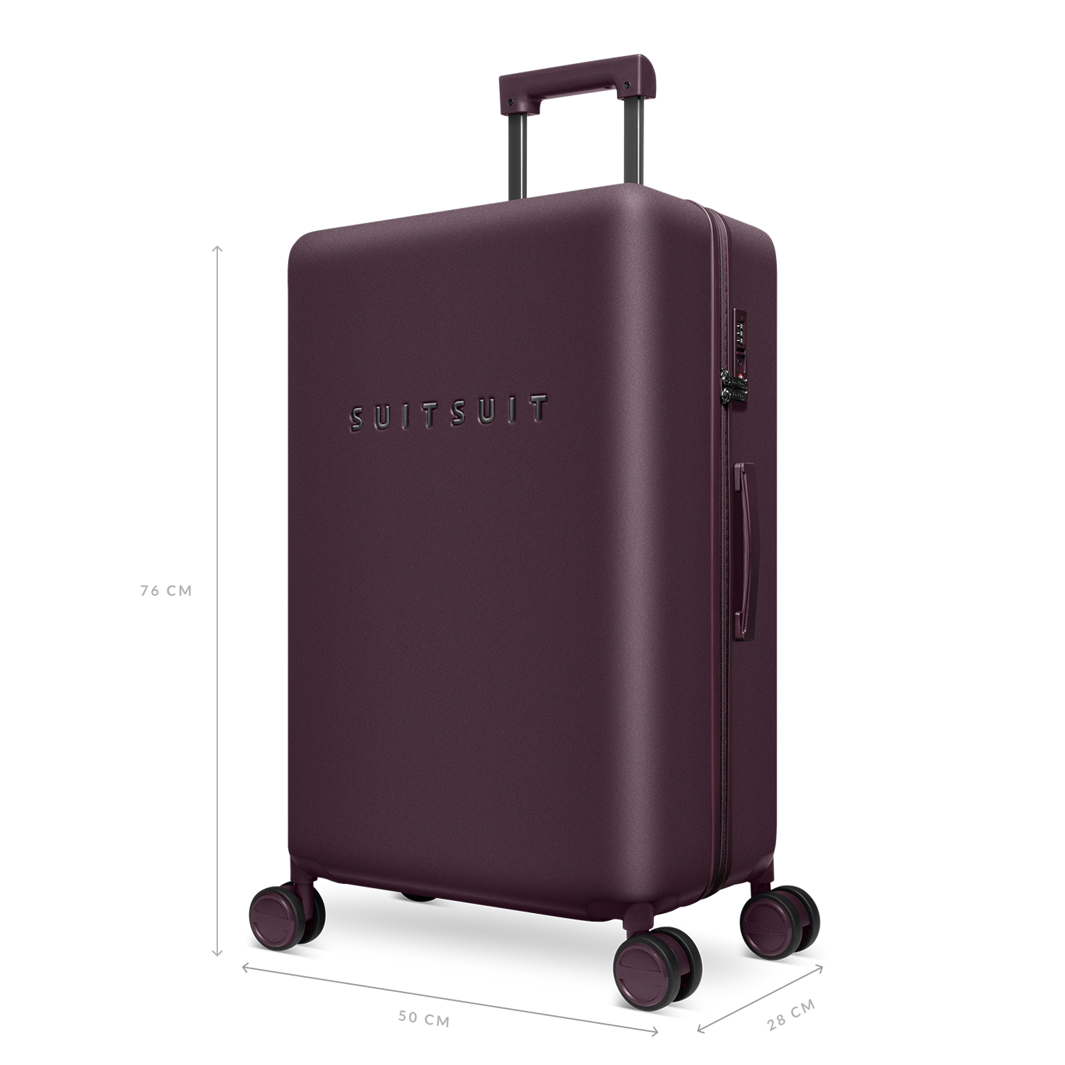 Mystique - Cherry Lacquer - Ensemble de Bagages (55/66/76 cm)
