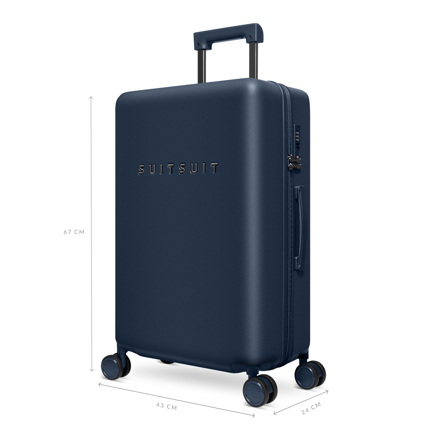 Mystique - Midnight Blue - Ensemble de Bagages (55/66/76 cm)