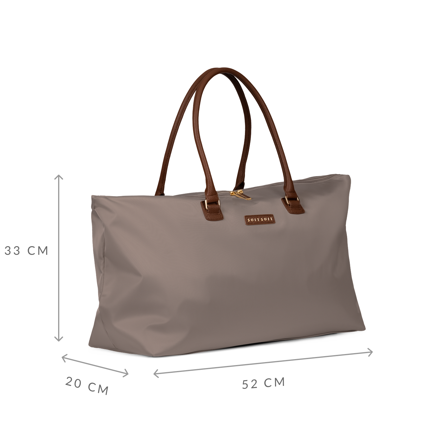 Fab Seventies - Taupe - Tote de voyage