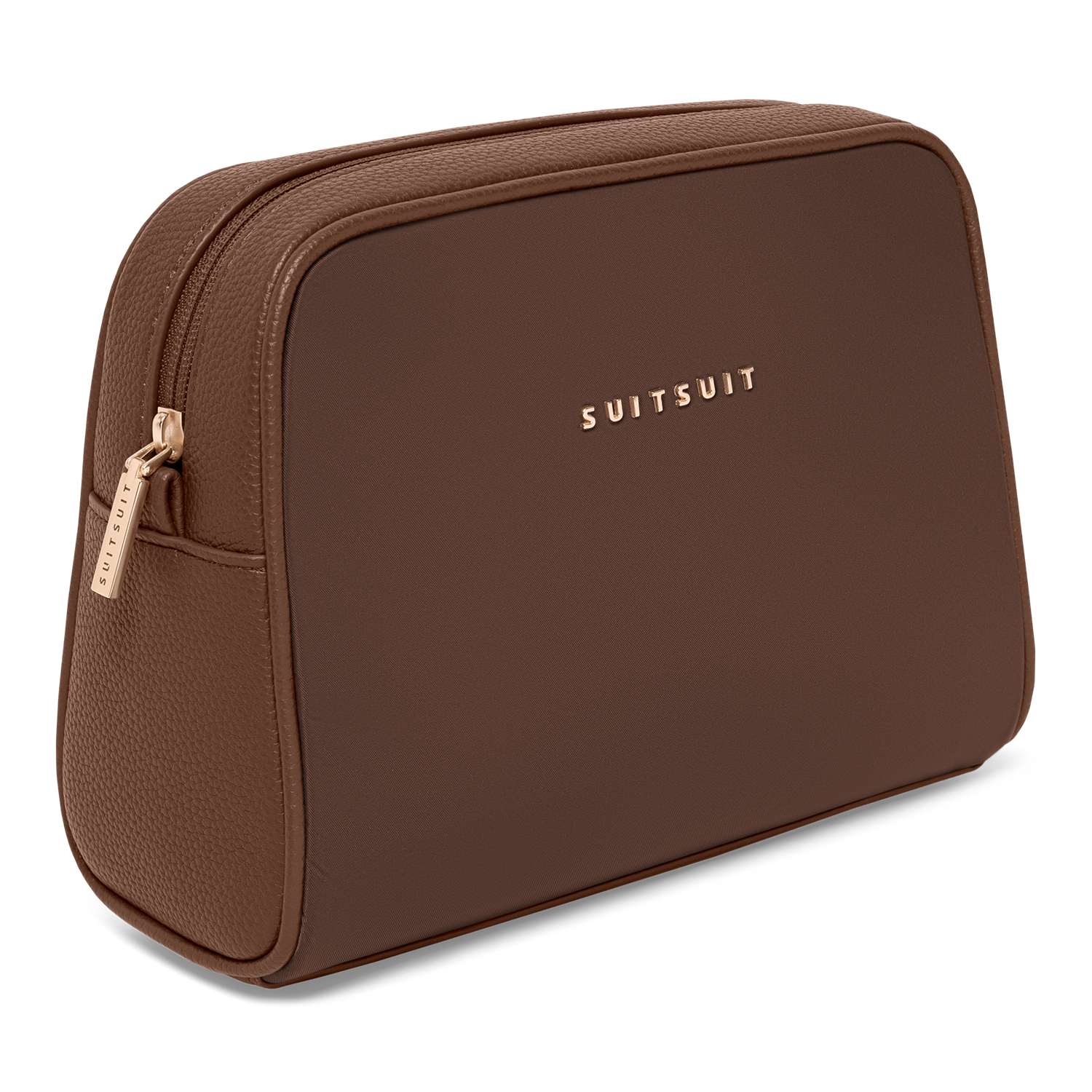 Serenity - Chocolate Brown - Trousse de Toilette XL Et sac de maquillage