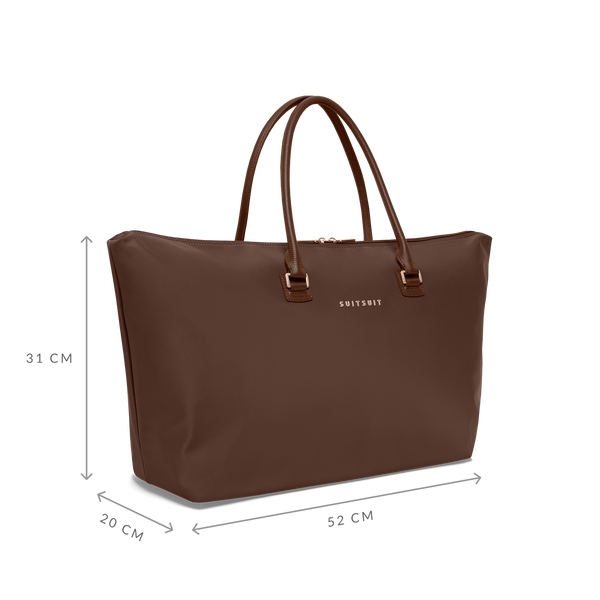 Serenity - Chocolate Brown - Tote De Voyage