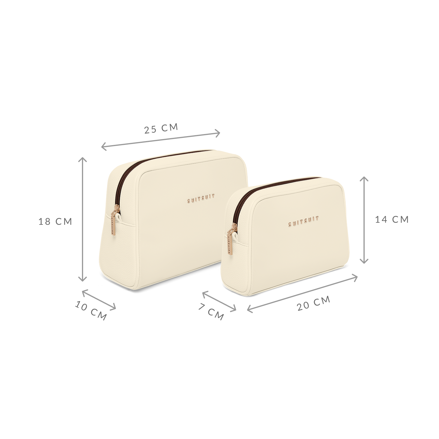 Serenity - Whisper White - Trousse de Toilette XL Et sac de maquillage