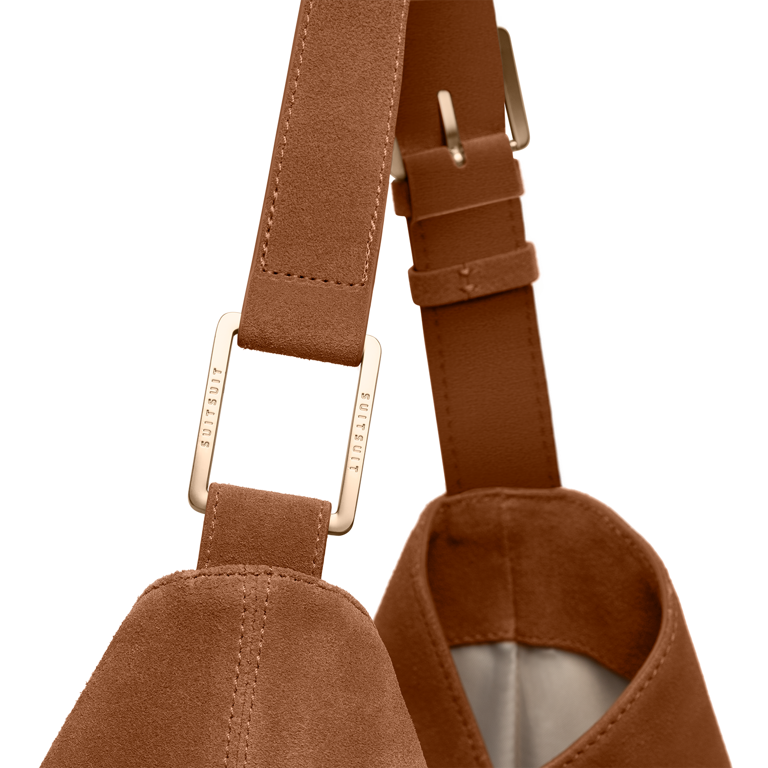 Serenity - Caramel Café - Slouchy Bag (Cuir Lisse)