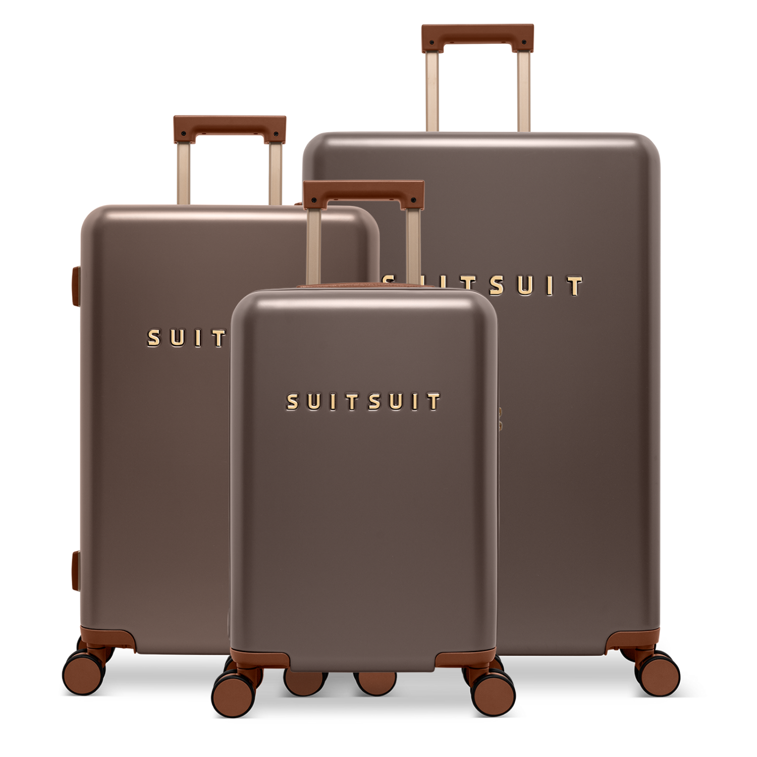 Serenity - Chocolate Brown - Ensemble de Bagages (55/66/76 cm)