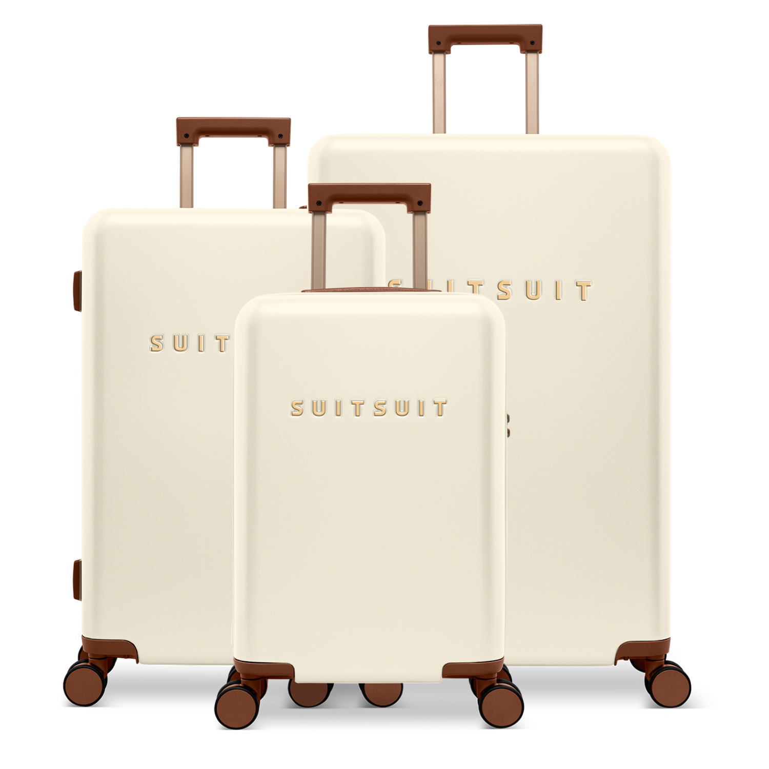 Serenity - Whisper White - Ensemble de Bagages (55/66/76 cm)