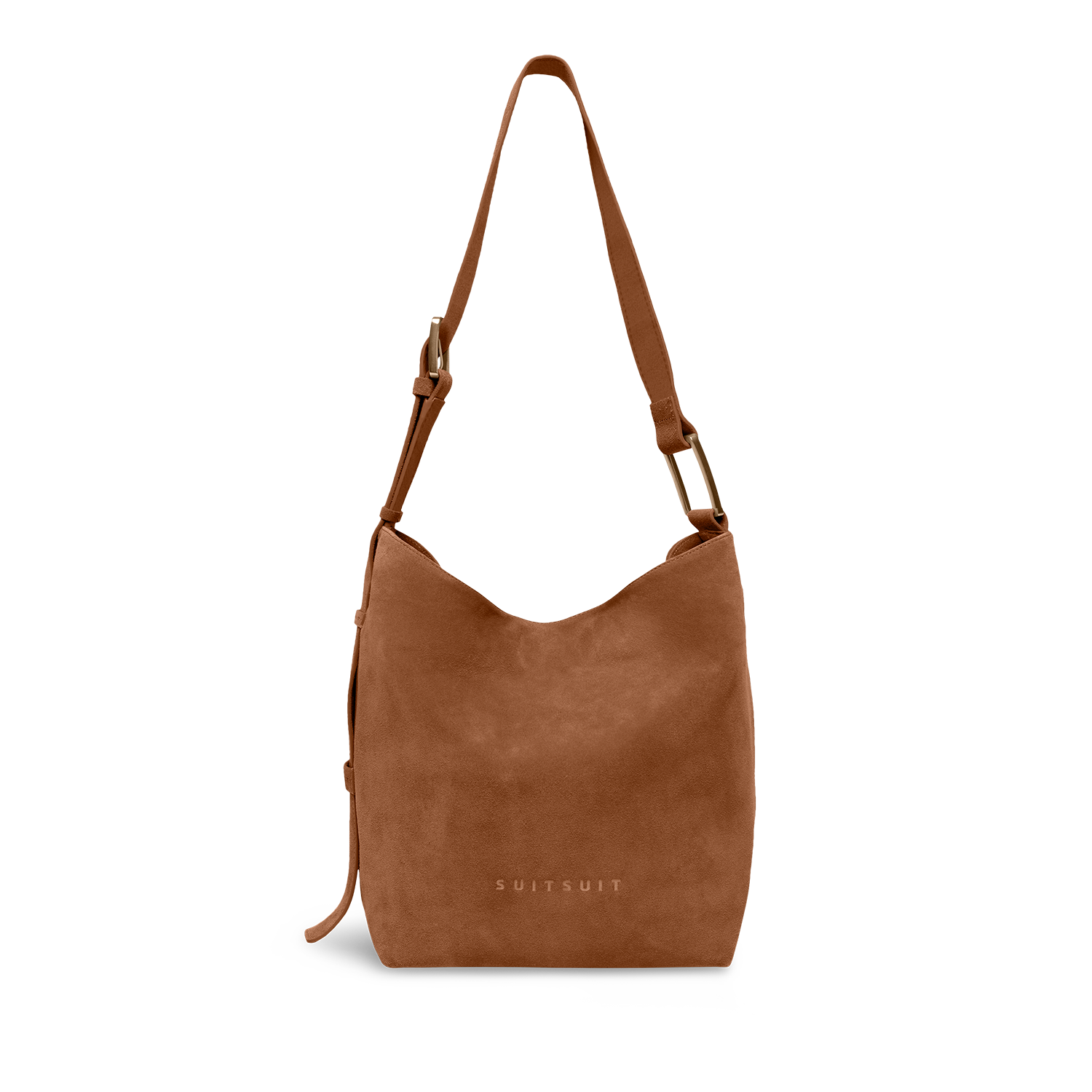 Serenity - Caramel Café - Slouchy Bag (Cuir Lisse)