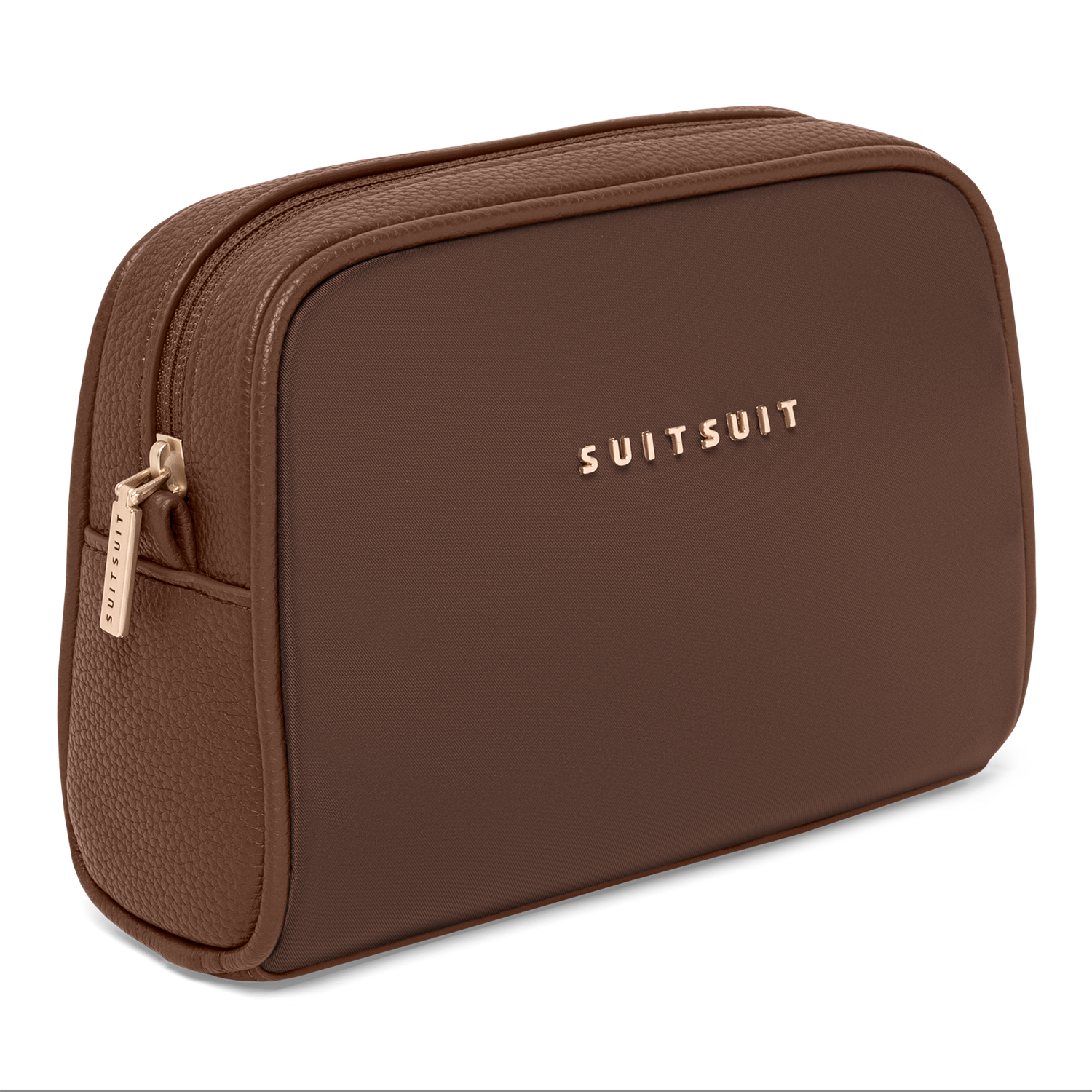 Serenity - Chocolate Brown - Trousse de Toilette XL Et sac de maquillage
