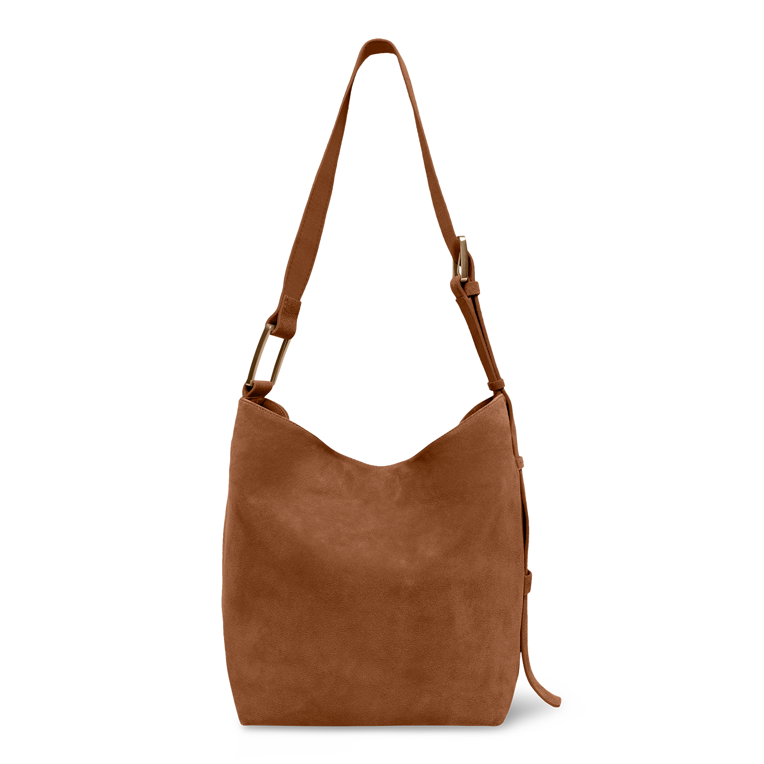 Serenity - Caramel Café - Slouchy Bag (Cuir Lisse)