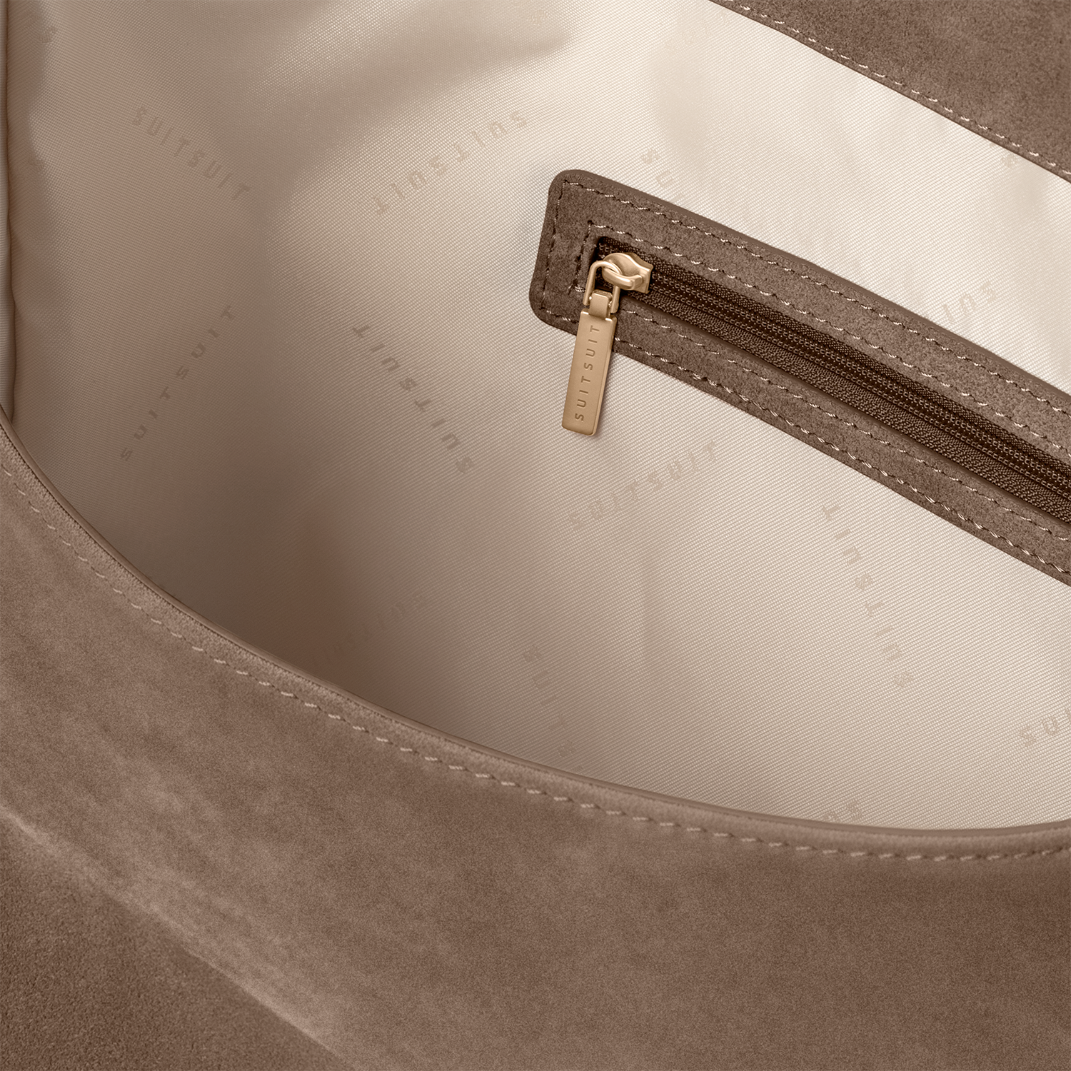 Serenity - Moon Stone - Slouchy Bag (Cuir Lisse)