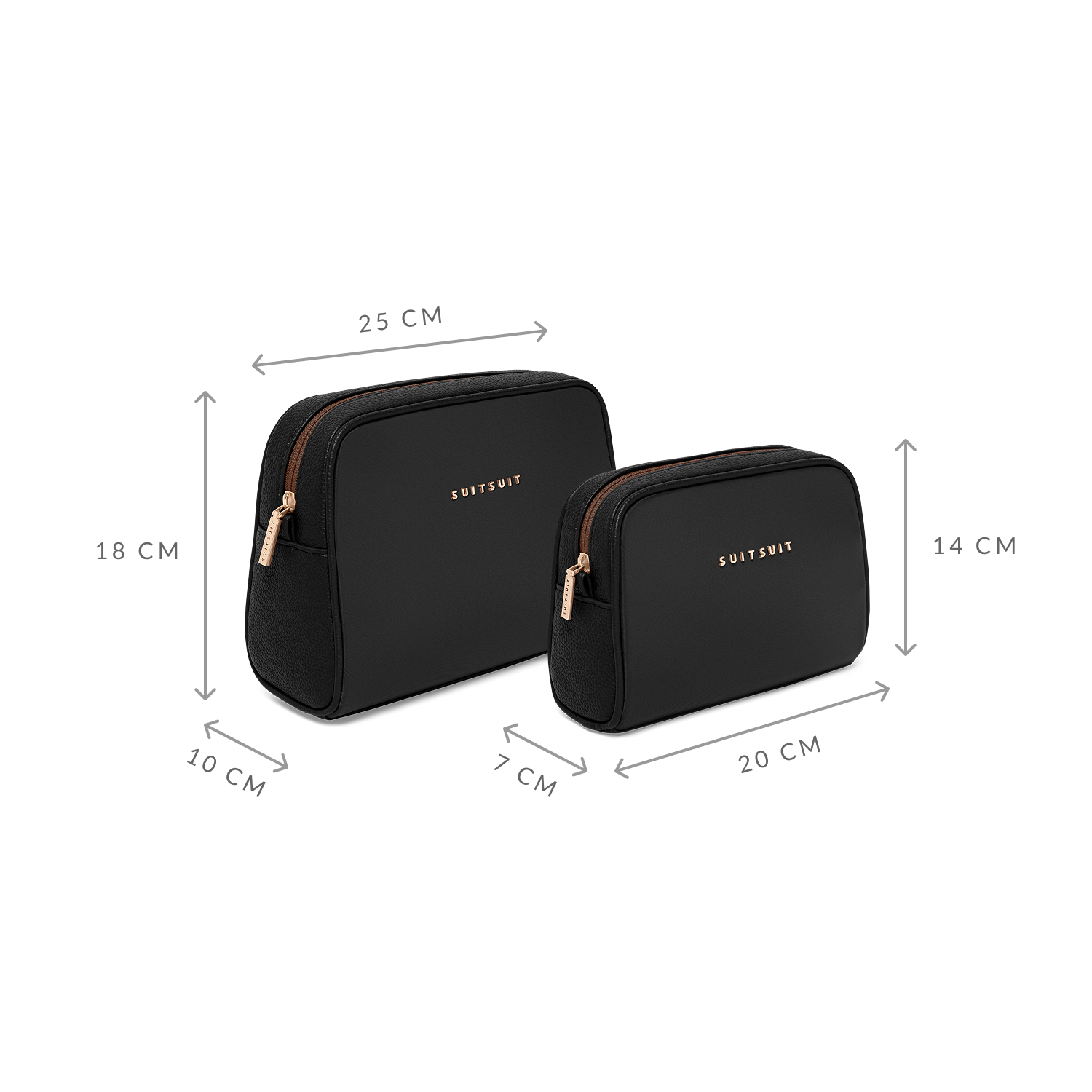 Serenity - Black Olive - Trousse de Toilette XL Et sac de maquillage