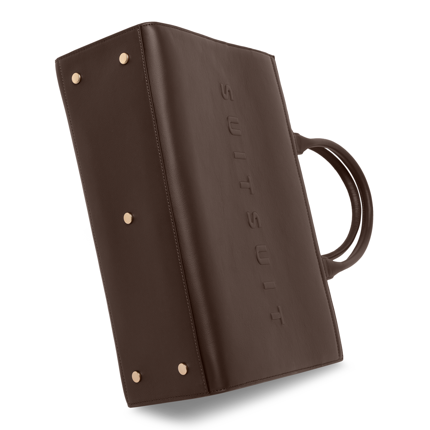 Serenity - Chocolate Brown - Shopper (Cuir Lisse)
