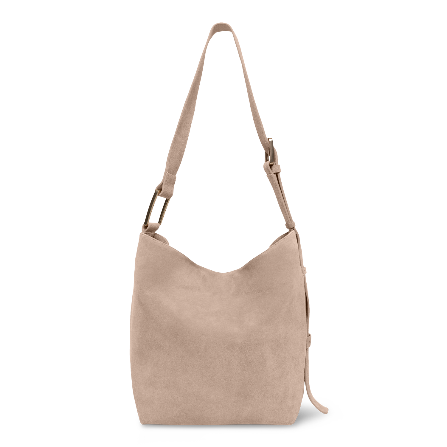 Serenity - Sandy Brown - Slouchy Bag (Cuir Lisse)