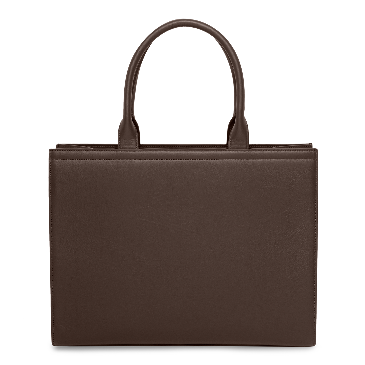 Serenity - Chocolate Brown - Shopper (Cuir Lisse)

