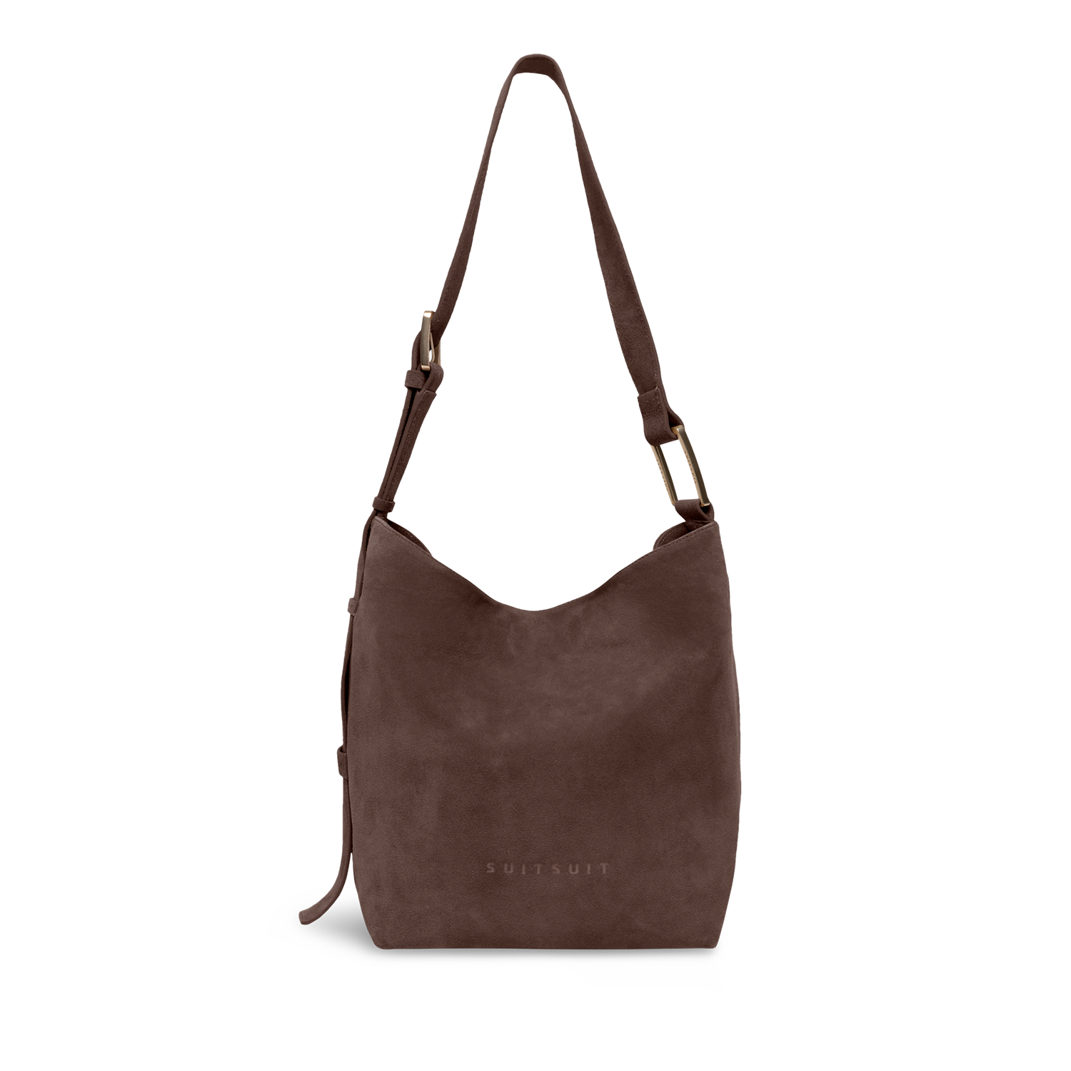Serenity - Chocolate Brown - Slouchy Bag (Cuir Lisse)