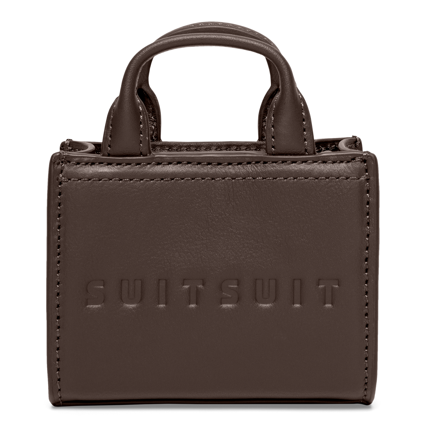 Serenity - Chocolate Brown - Micro Cross Body Bag (Cuir Lisse)
