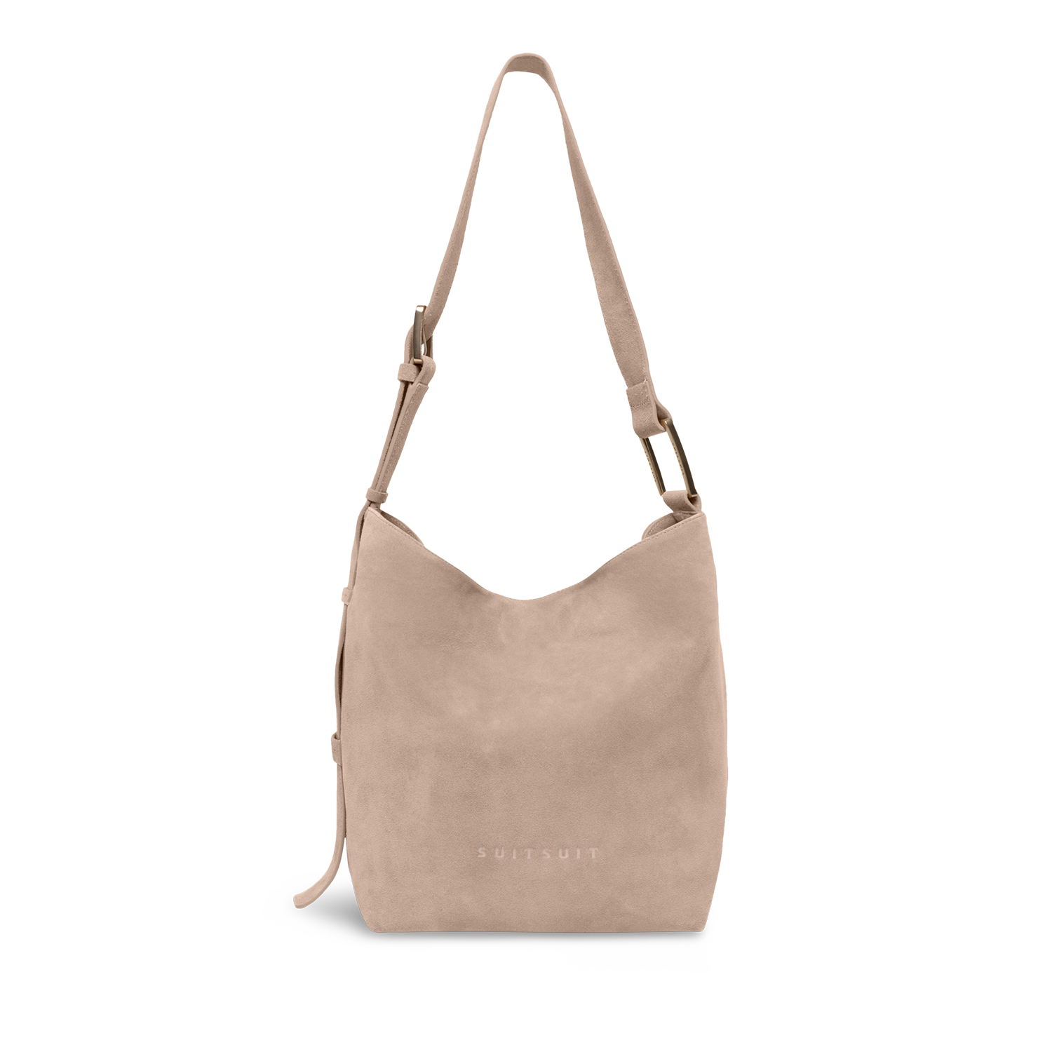 Serenity - Sandy Brown - Slouchy Bag (Cuir Lisse)