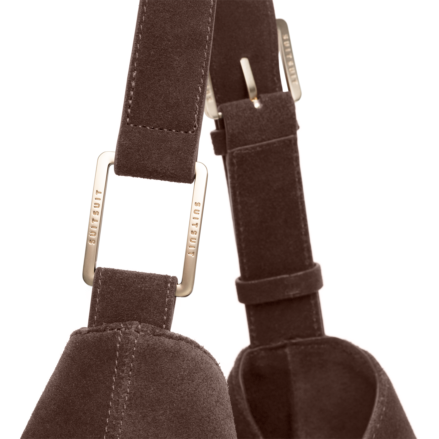 Serenity - Chocolate Brown - Slouchy Bag (Cuir Lisse)