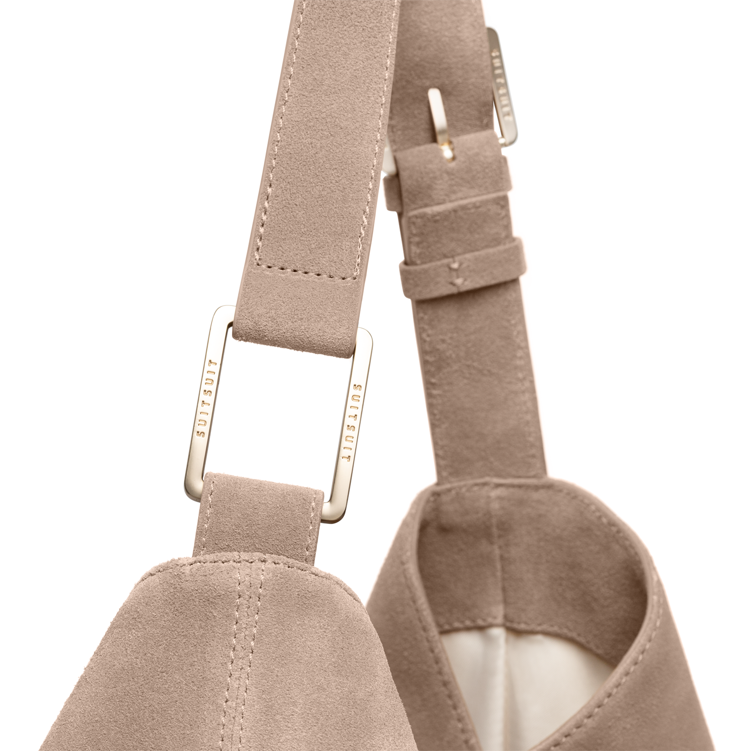 Serenity - Sandy Brown - Slouchy Bag (Cuir Lisse)