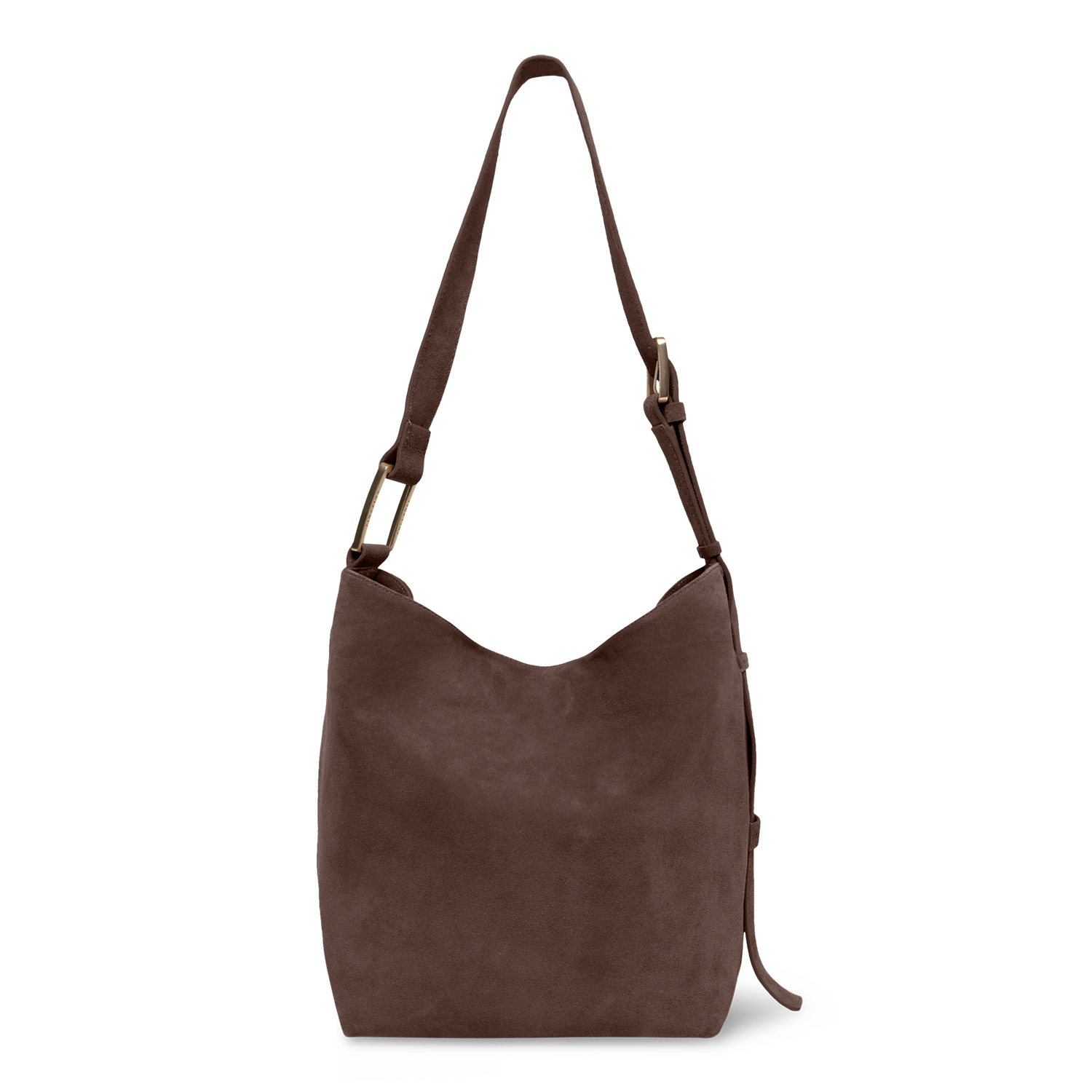 Serenity - Chocolate Brown - Slouchy Bag (Cuir Lisse)