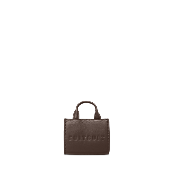 Fab Seventies Special Edition - Chocolate Brown - Micro Cross Body Bag (Smooth Leather)