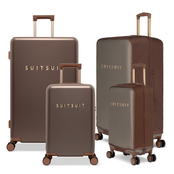 Fab Seventies Special Edition - Chocolate Brown - Safe Travels Set (55/76 CM)